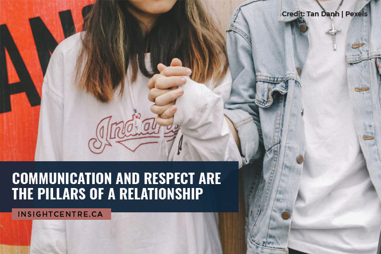Communication and respect are the pillars of a relationship