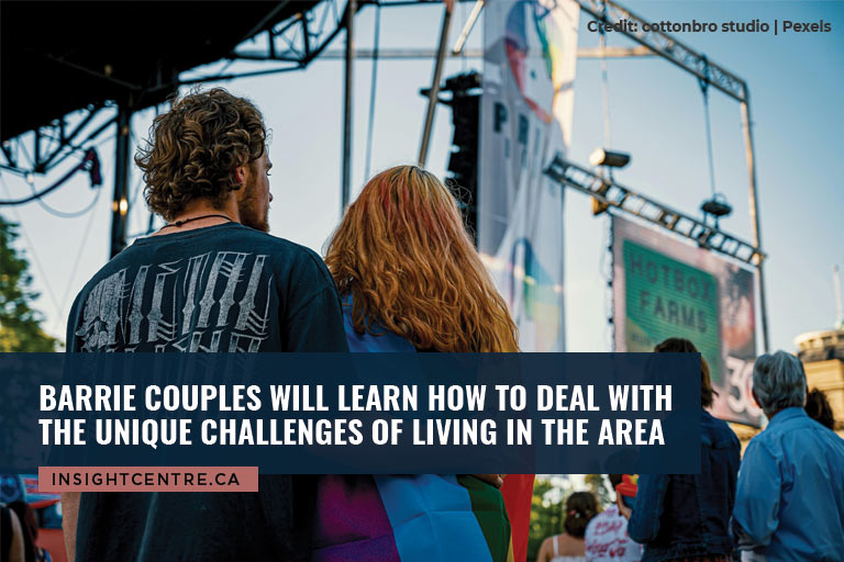 Barrie couples will learn how to deal with the unique challenges of living in the area