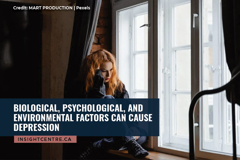 Biological, psychological, and environmental factors can cause depression